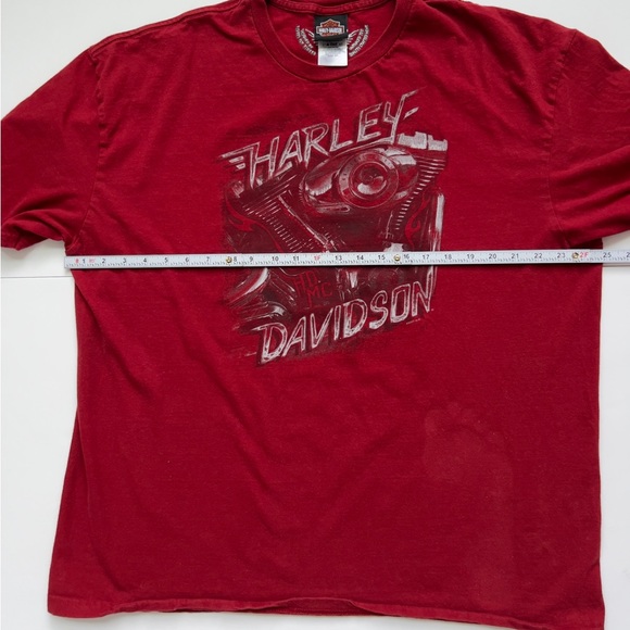 Harley-Davidson Bold Red Graphic Tee - Picture 5 of 6